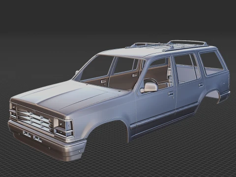 Explorer 1990 Body STL 3D Model