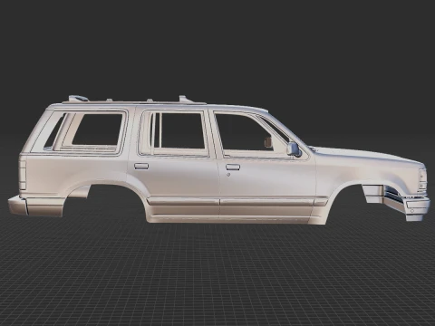 Explorer 1990 Body STL 3D Model