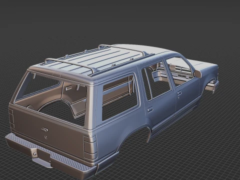 Explorer 1990 Body STL 3D Model
