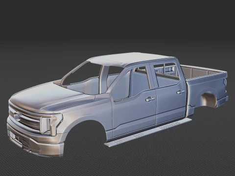 F-150 Lightning 2022 Body STL Modelo 3D