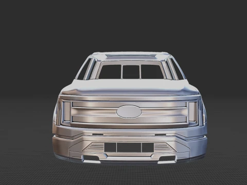 F-150 Lightning 2022 Body STL 3D Model