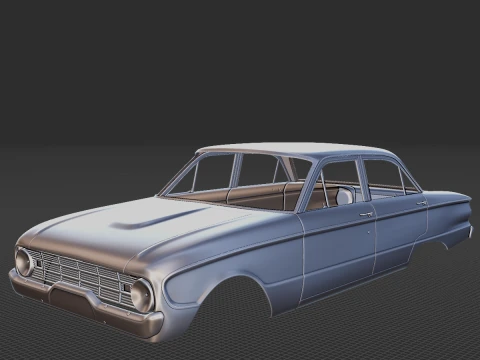 Falcon 1960 Body STL 3D 모델