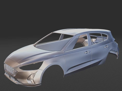 Focus 1 Body STL 3D Model