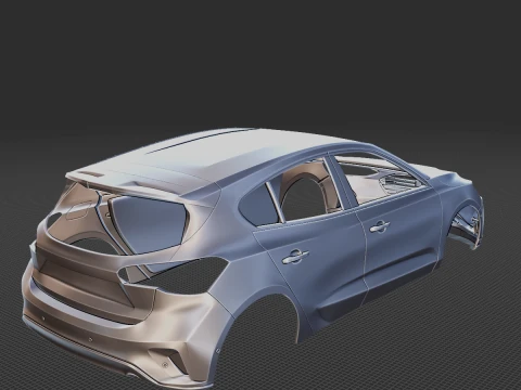 Focus 1 Body STL 3D Model