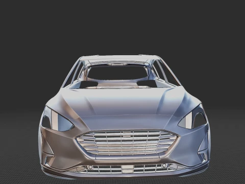 Focus 1 Body STL 3D Model