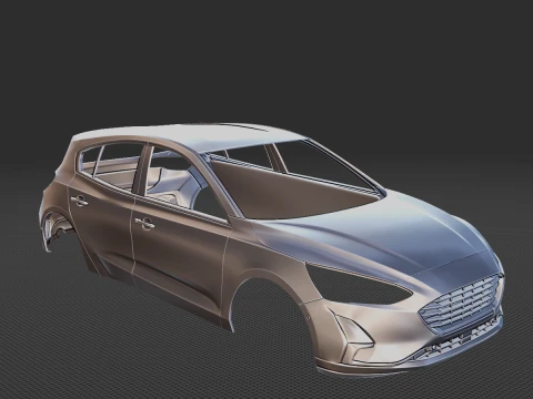 Focus 1 Body STL 3D Model