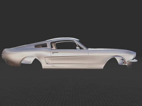 Mustang 65 Years Body STL 3Dモデル