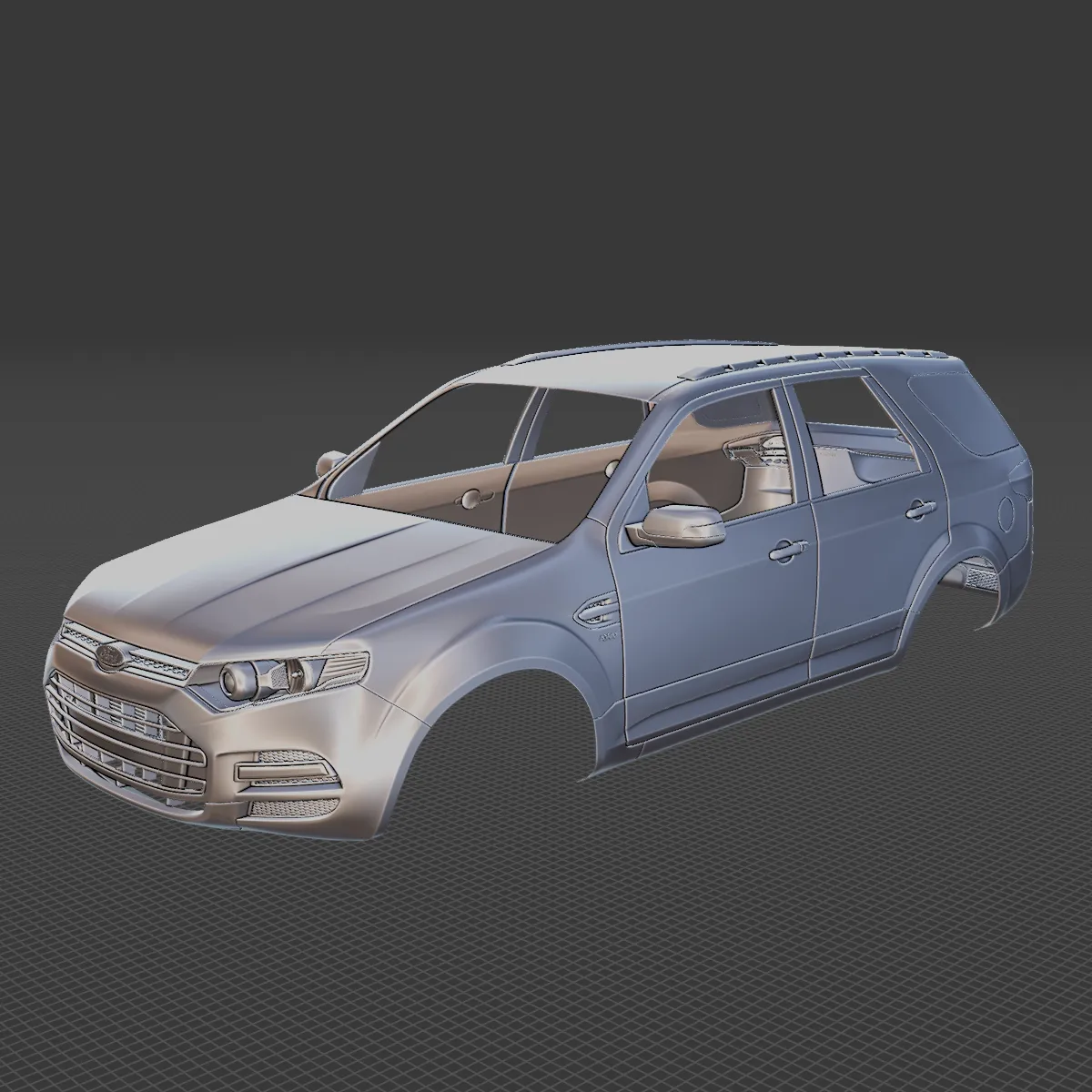Territory 2012 Body STL 3D Model .c4d .max .obj .3ds .fbx .stl .blend 