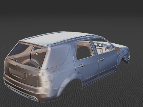 Territory 2012 Body STL 3D Model