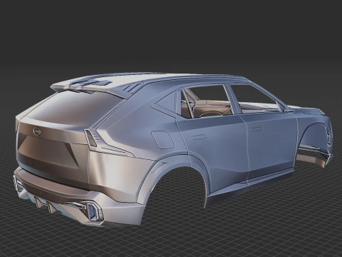 GAC Motor Emkoo Body STL 3D Model