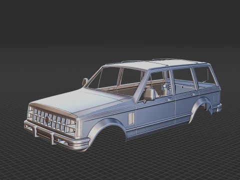 Generic Classic SUV Body STL Modelo 3D