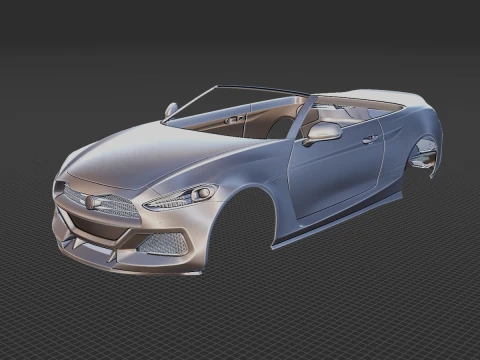 Generic Convertible 2019 Body STL Modelo 3D