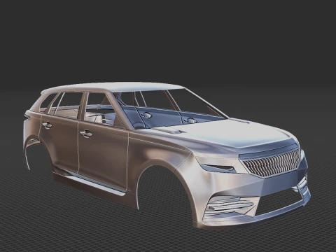 Generic Luxury SUV 2019 Body STL 3D Model