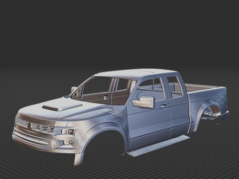 Camioneta gen&eacute;rica 2020 Cuerpo STL Modelo 3D