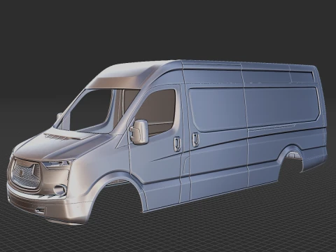 Jenerik Van Heavy 2020 G&ouml;vde STL 3D Model