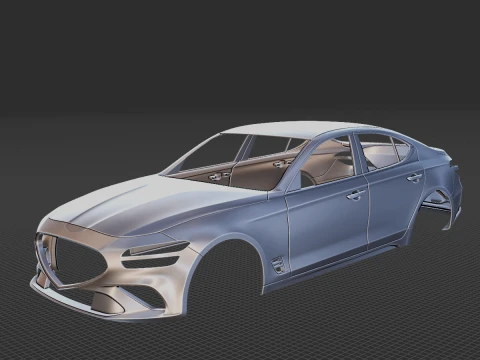 Genesis G70 2022 Carrosserie STL Modèle 3D
