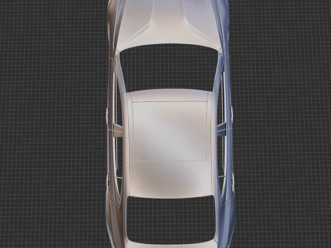 Genesis G70 2022 Body STL 3D Model