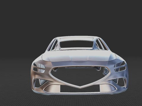 Genesis G70 2022 Body STL 3D Model