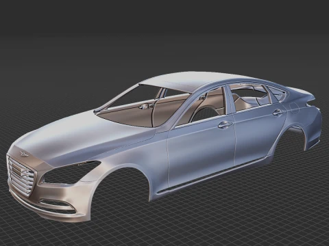 Genesis G80 2020 Body STL 3D Model