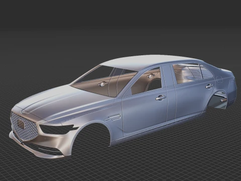 Genesis G90 2020 Carrosserie STL Modèle 3D