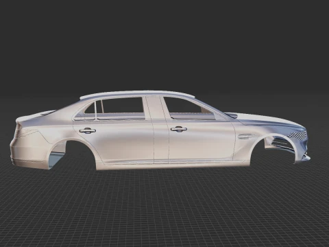 Genesis G90 2020 Body STL 3D Model