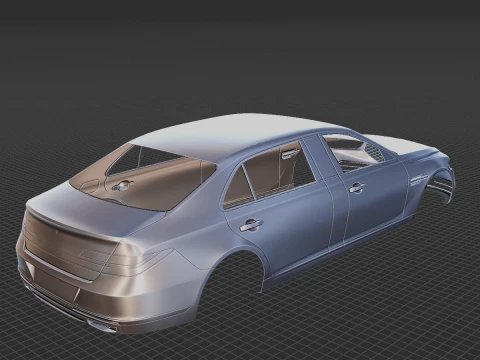 Genesis G90 2020 Body STL 3D Model