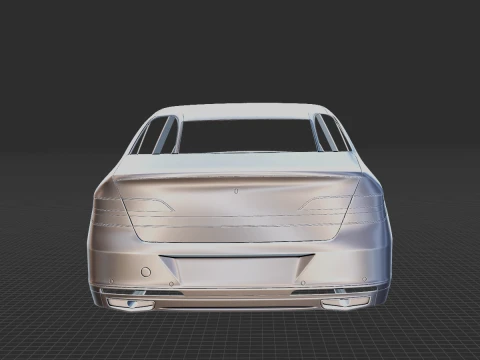 Genesis G90 2020 Body STL 3D Model