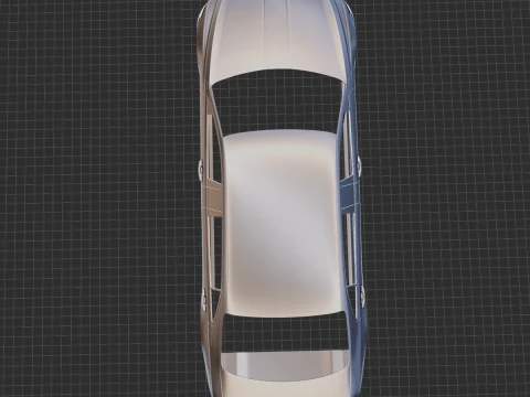 Genesis G90 2020 Body STL 3D Model