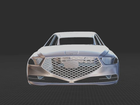 Genesis G90 2020 Body STL 3D Model