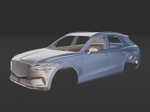 Genesis GV70 2020 Body STL 3D Model