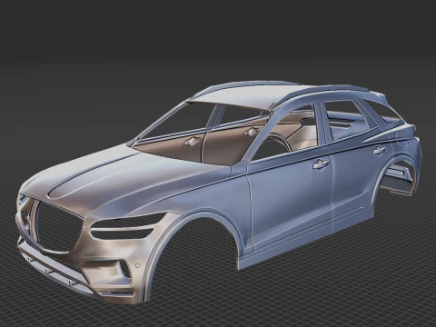 Genesis GV70 Body STL 3D Model