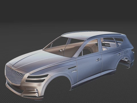 Genesis GV80 2021 Body STL 3D Модель