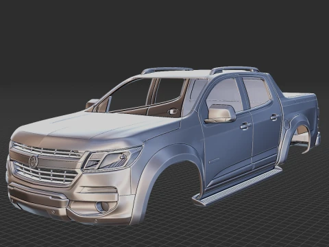 Holden Colorado Double Cab 2020 Body STL 3D Model