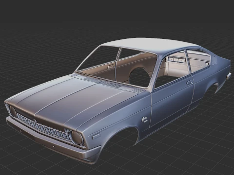 Holden Gemini Coupe SL 1980 Carrocer&iacute;a STL Modelo 3D