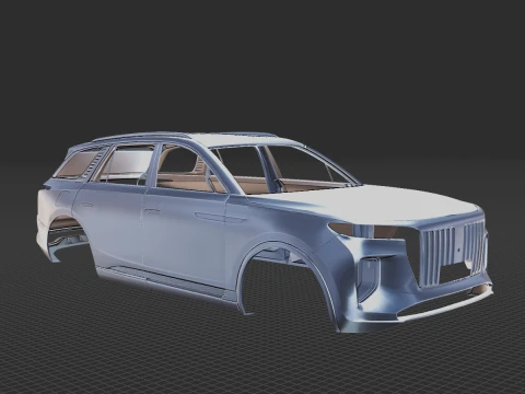 Hongqi EHS9 2020 Bodystl 3D Model