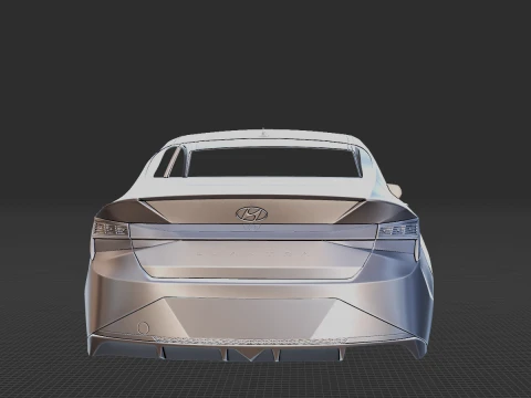 Hyundai Elantra N Line 2021 Body STL 3D Model