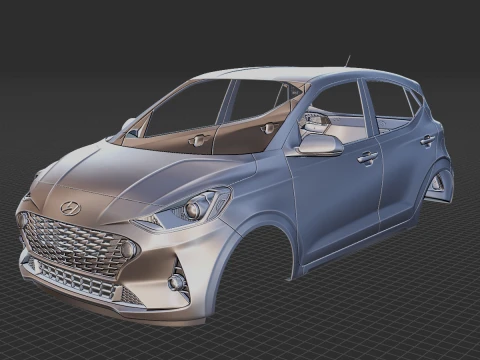 Hyundai i10 2020 Body STL 3D Model