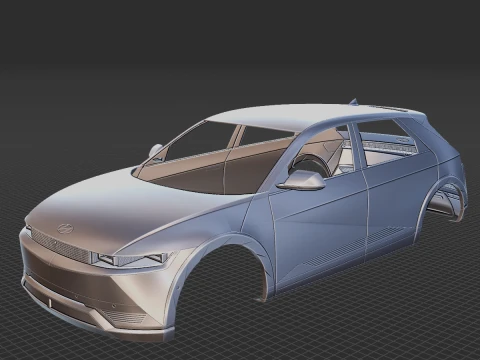 Hyundai Ioniq 5 2022 Body STL 3D Model