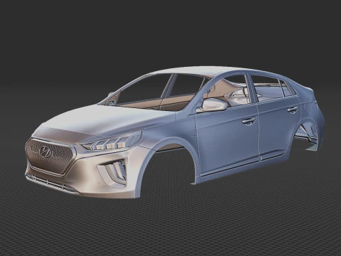 Hyundai Ioniq 2020 Body STL 3D Model