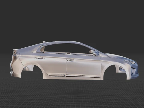 Hyundai Ioniq Hybrid 2019 Body STL 3D Model