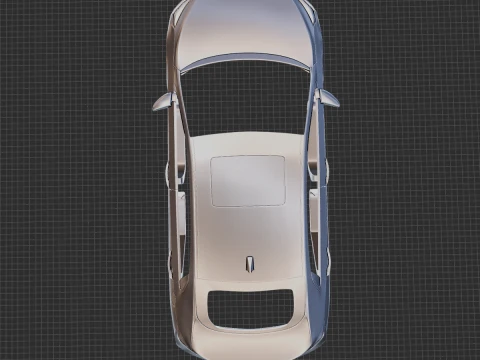 Hyundai Ioniq Hybrid 2019 Body STL 3D Model