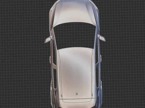 Hyundai Kona Electric 2022 Body STL 3D Model