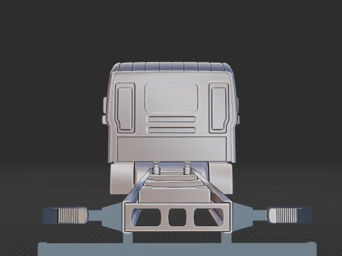 Hyundai Pavise Double Cab Truck 2019 Body STL 3D Model