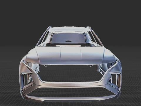 Hyundai Tucson N Line 2021 Body STL 3D Model