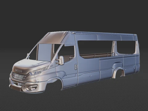 Iveco Daily Body STL 3D Model