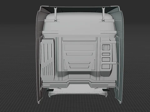 Iveco S-Way 2020 Body STL 3D Model