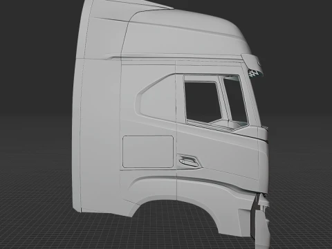 Iveco S-Way 2020 Body STL 3D Model
