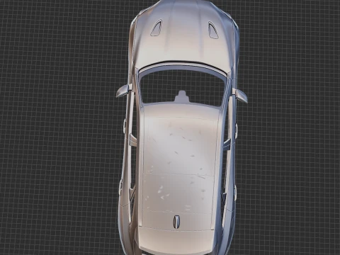 Jaguar F-Pace SVR 2023 Body STL 3D Model