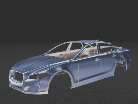 Jaguar XJ 2016 Bodystl 3D Model