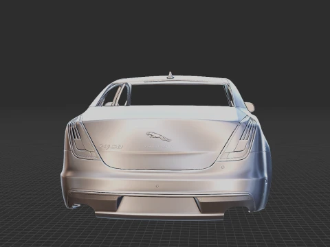 Jaguar XJ50 2019 Body STL 3D Model